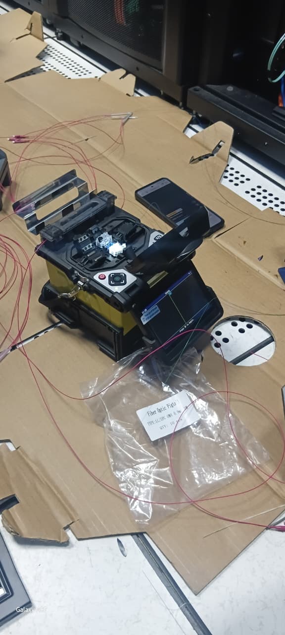 Foto fiber optic splicing 1