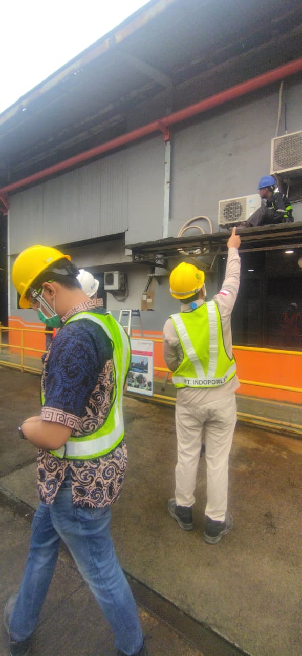 Survey lokasi PT Indoporlen
